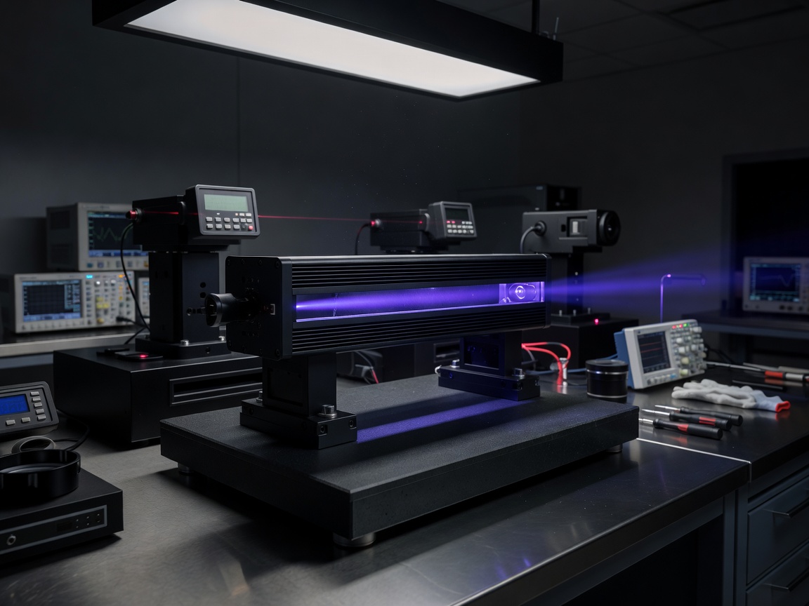 Precision dark light luminaire in laboratory testing